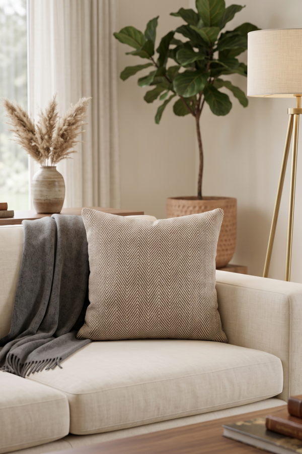 The Modern Chevron Handwoven Cushion Cover